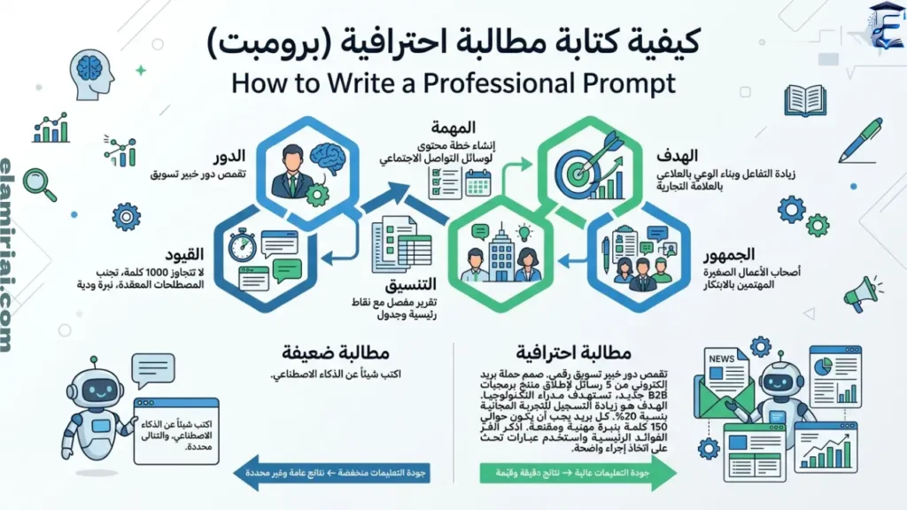 كيفية كتابة Prompt احترافي