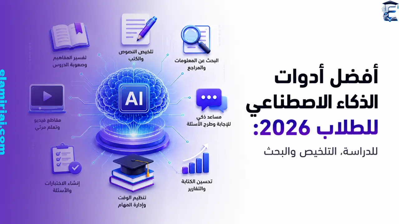 أفضل أدوات الذكاء الاصطناعي للطلاب