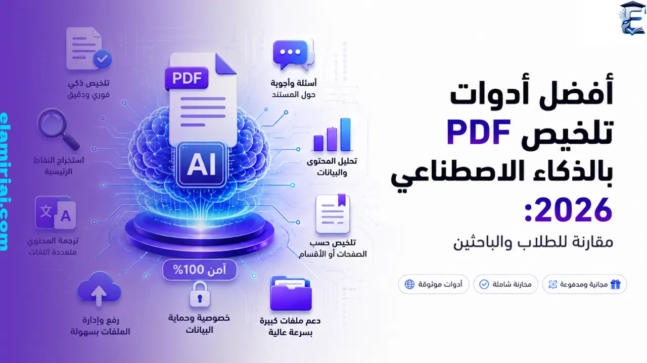 أفضل أدوات تلخيص PDF بالذكاء الاصطناعي