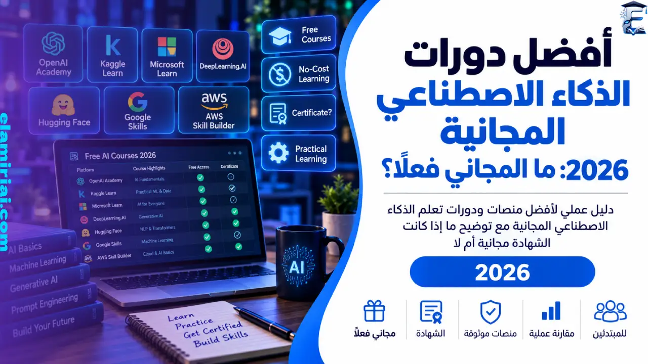 أفضل دورات الذكاء الاصطناعي المجانية