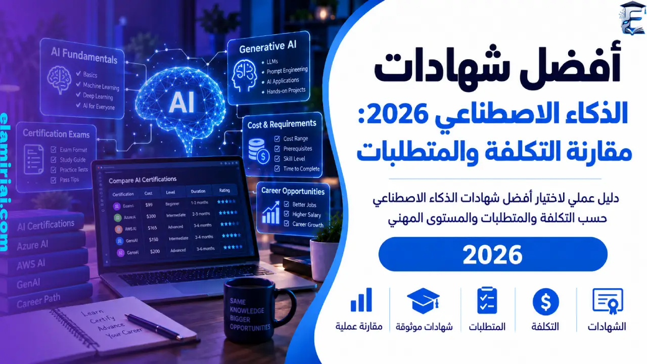 أفضل شهادات الذكاء الاصطناعي