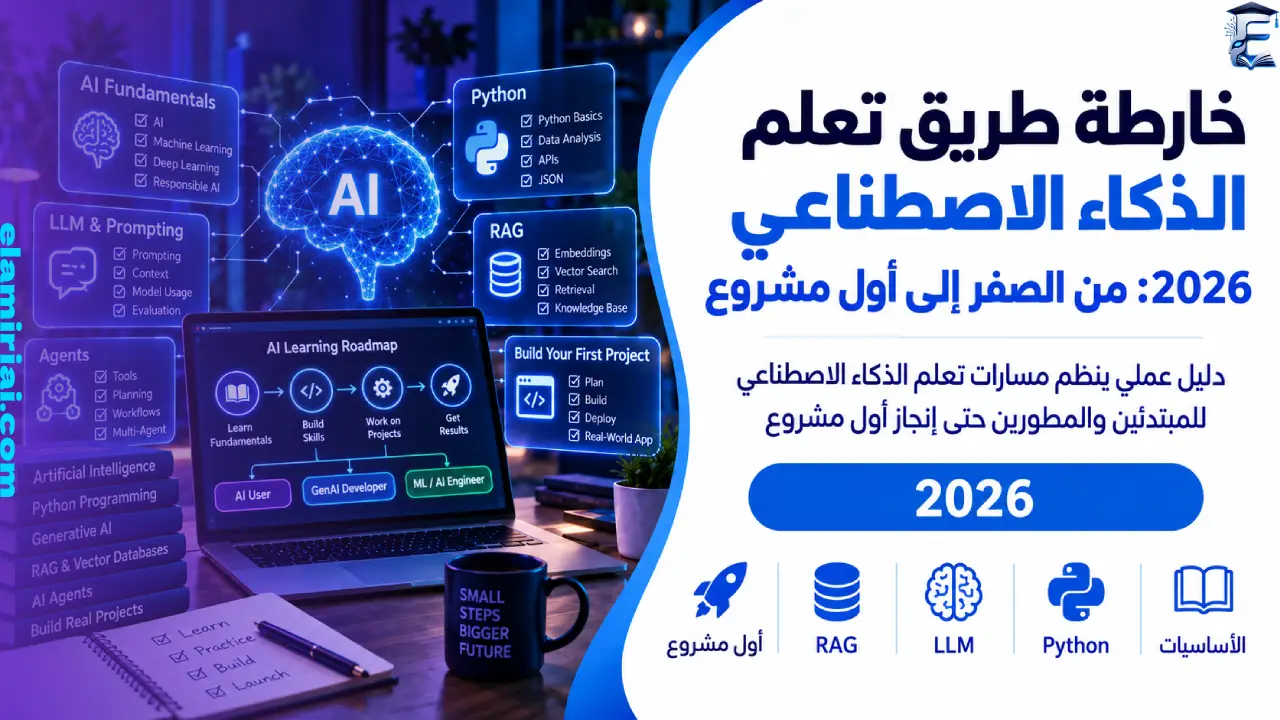 خارطة طريق تعلم الذكاء الاصطناعي